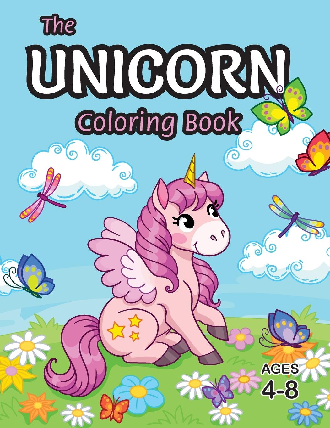 Vorderes Coverbild The Unicorn Coloring Book