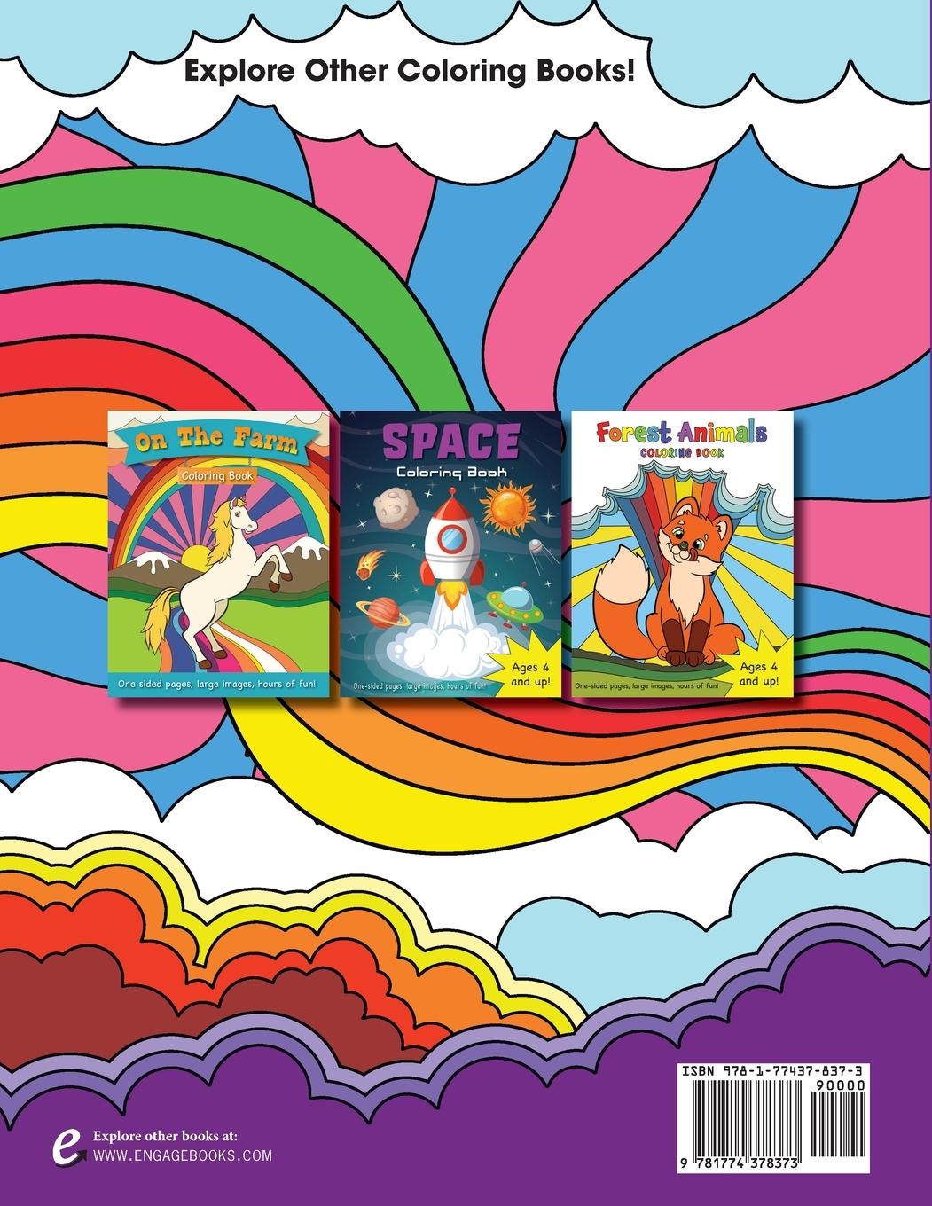 Rückseitencover Monsters Coloring Book for Kids Ages 2 and Up!