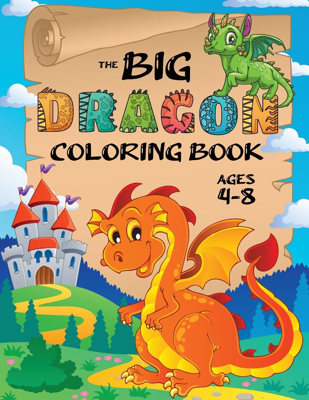 Vorderes Coverbild The Big Dragon Coloring Book