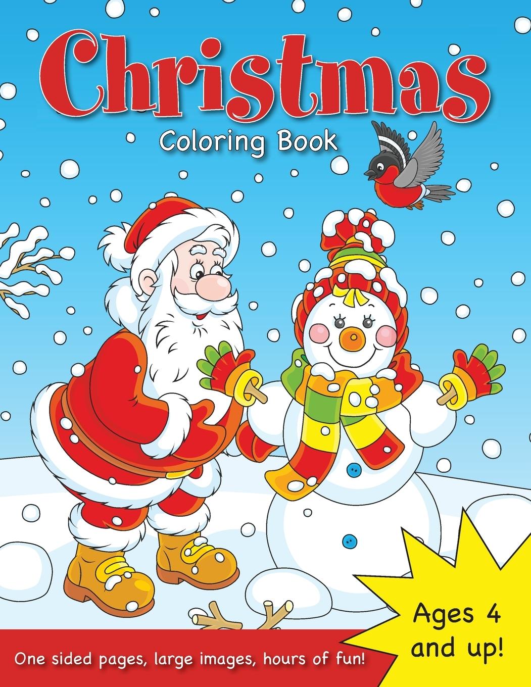 Vorderes Coverbild Christmas Coloring Book for Kids Ages 4-8!