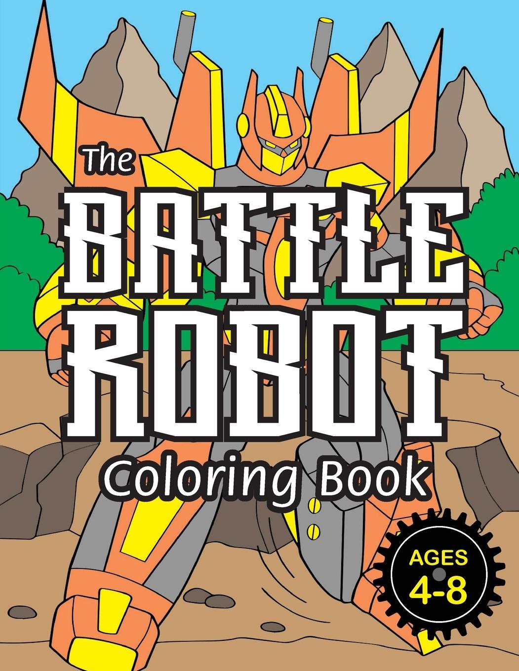 Vorderes Coverbild The Battle Robot Coloring Book