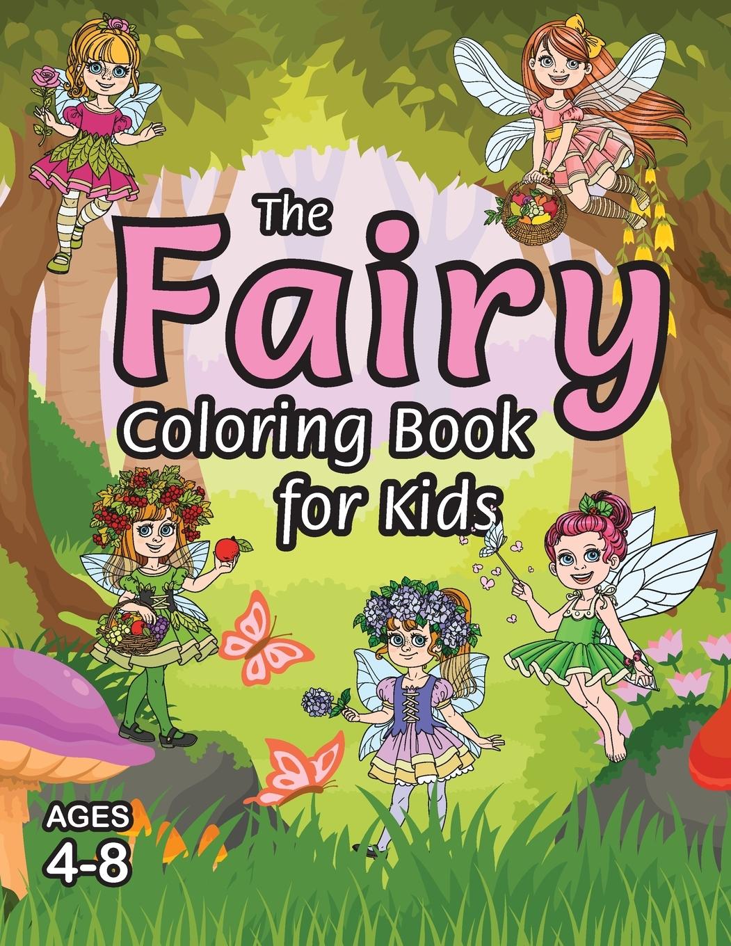Vorderes Coverbild The Fairy Coloring Book for Kids