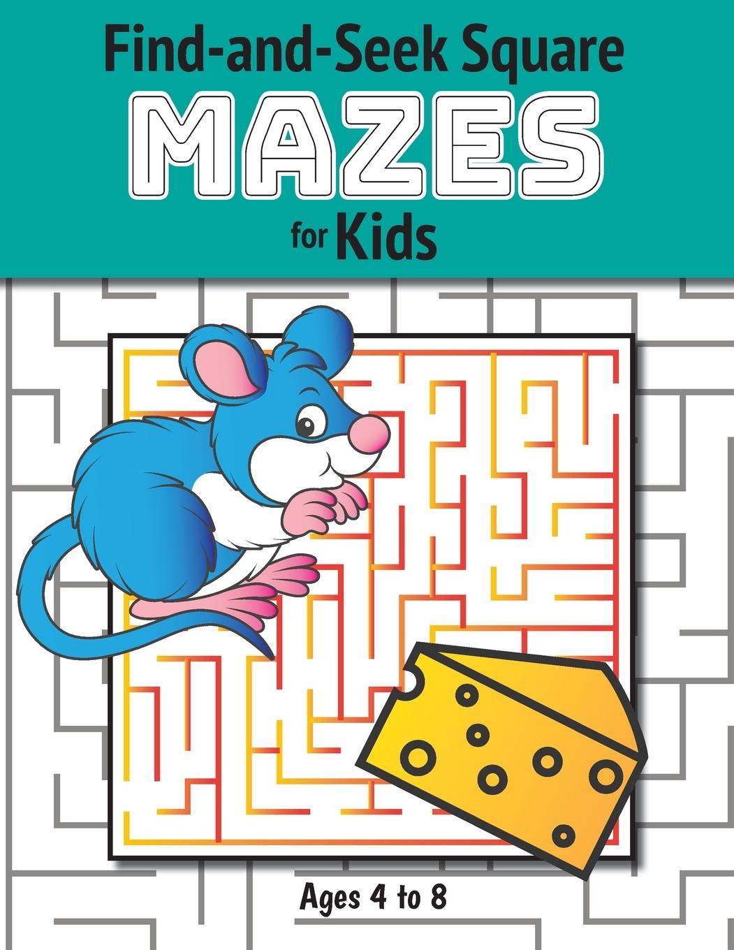 Vorderes Coverbild Find-and-Seek Square Mazes for Kids