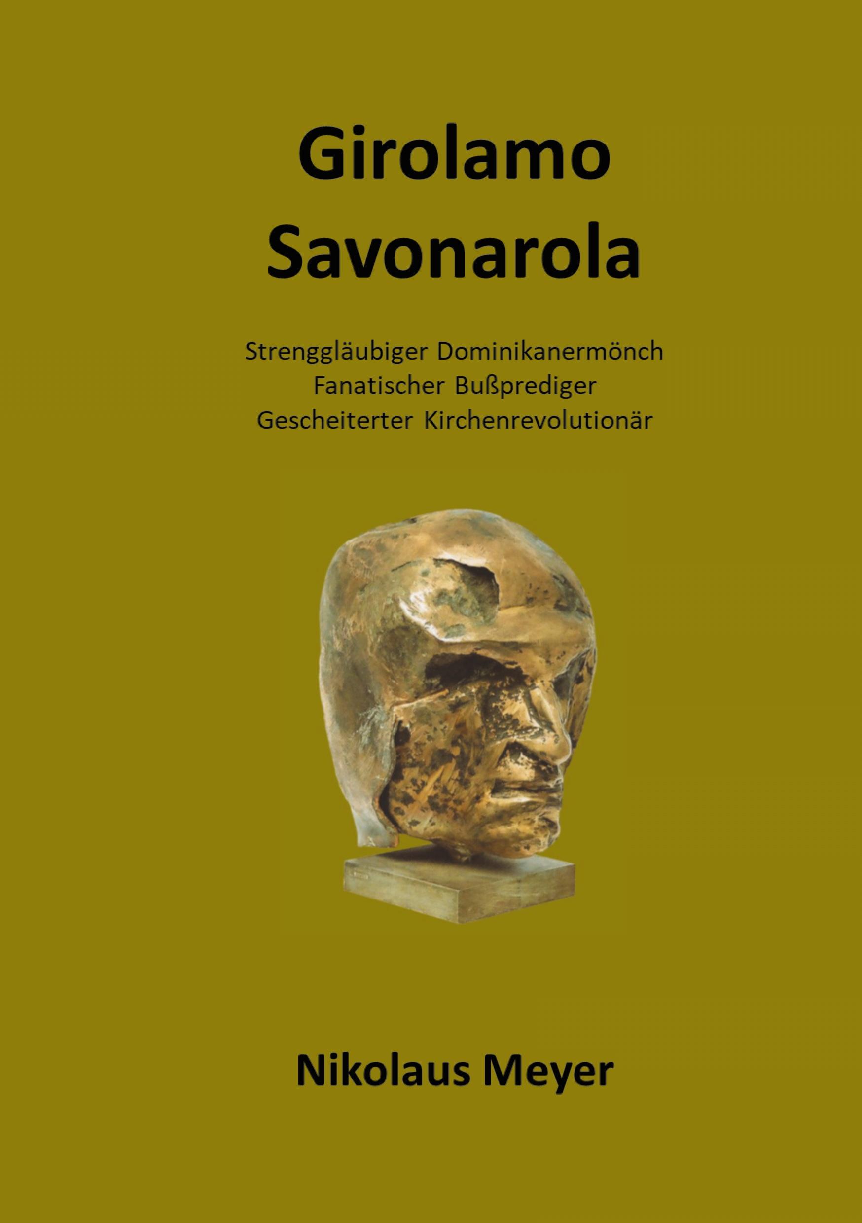 Vorderes Coverbild Girolamo Savonarola