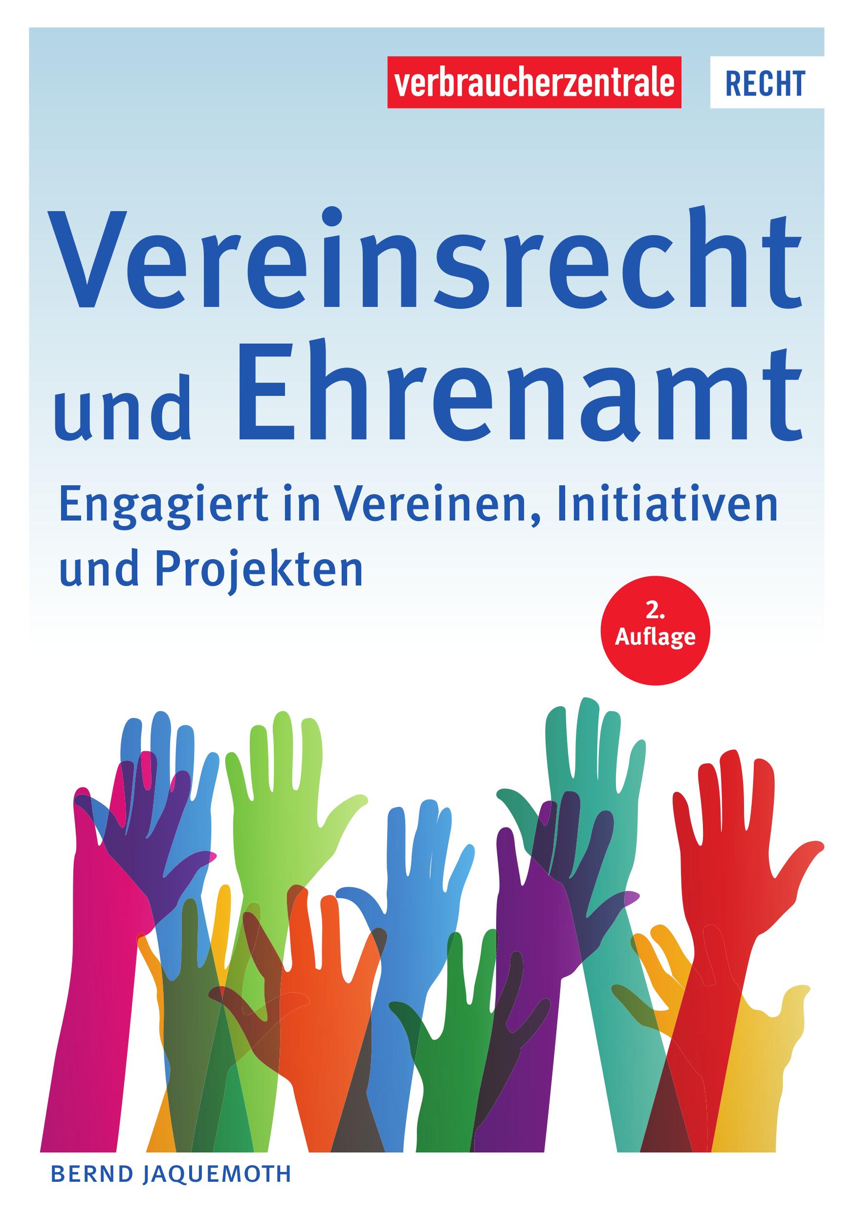 Vorderes Coverbild Vereinsrecht und Ehrenamt