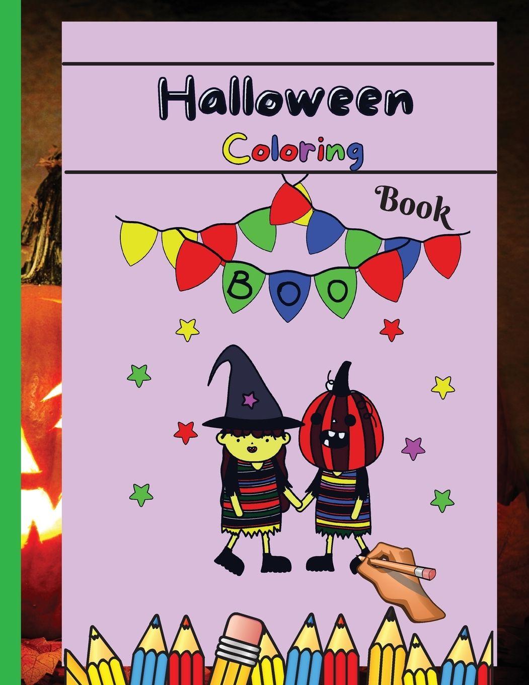 Vorderes Coverbild Halloween Coloring Book