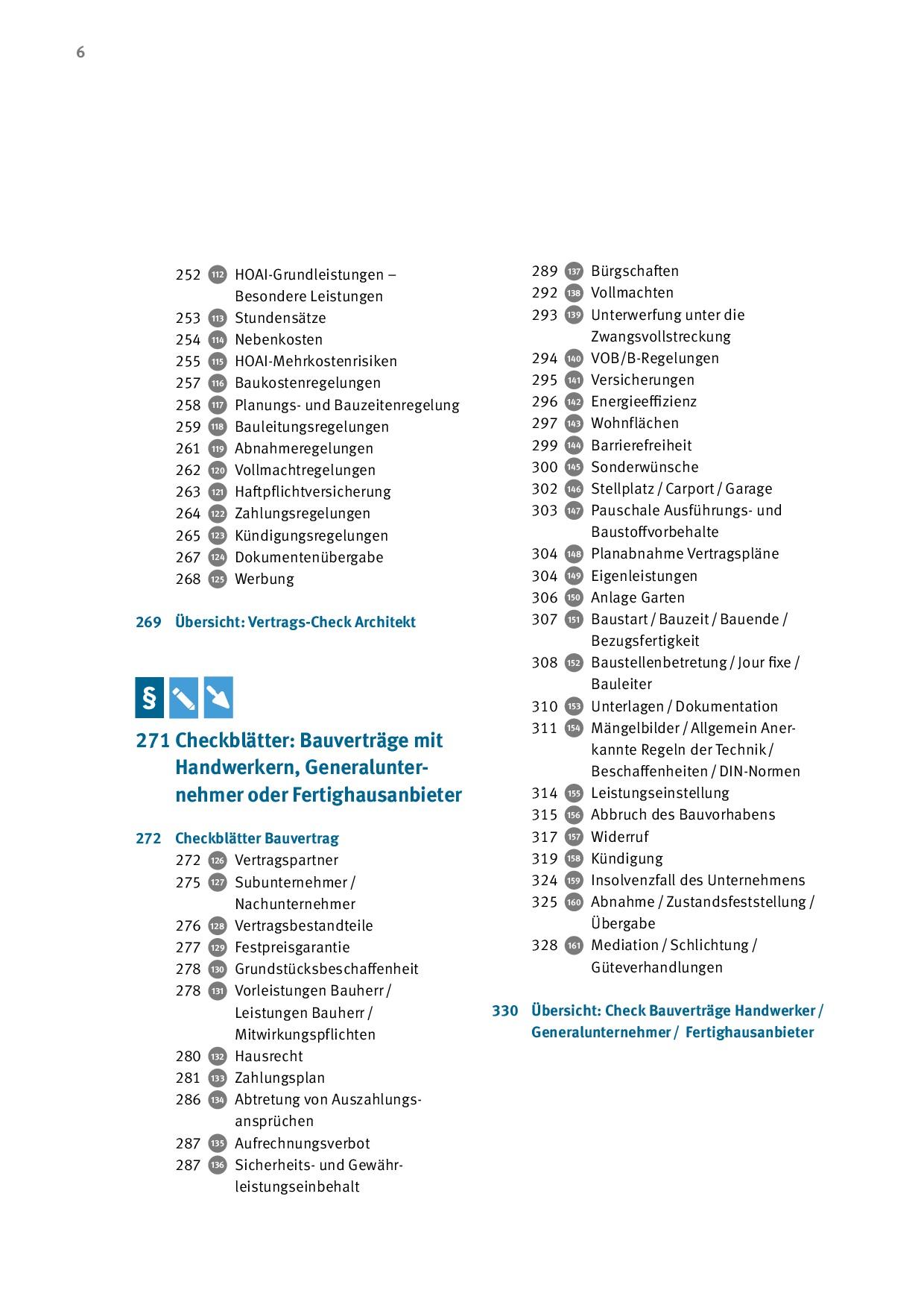 Beispielinhalt (Bild) Kosten- und Vertragsfallen beim Bauen