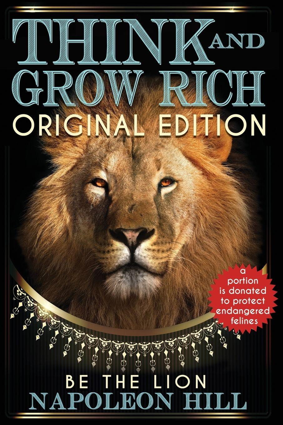 Vorderes Coverbild Think and Grow Rich - Original Edition - BE THE LION