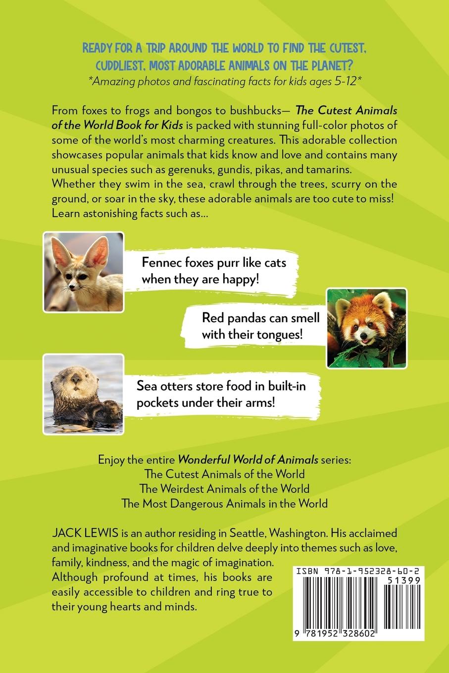 Rückseitencover The Cutest Animals of the World Book for Kids