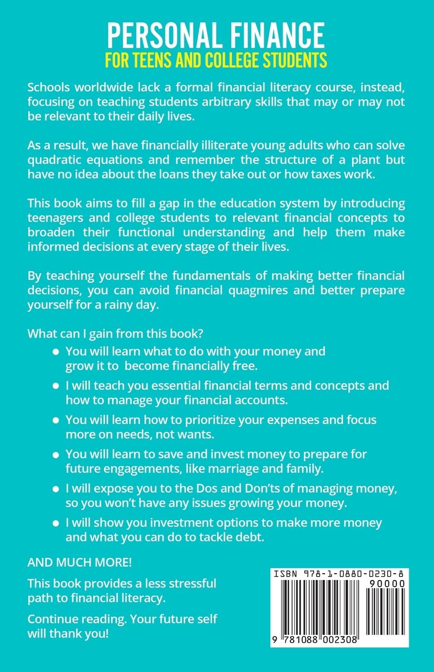 Rückseitencover Personal Finance for Teens and College Students
