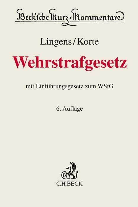 Vorderes Coverbild Wehrstrafgesetz