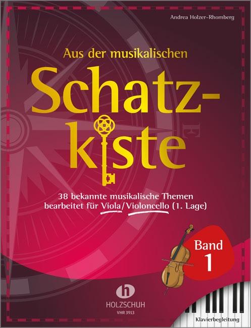 Vorderes Coverbild Aus der musikalischen Schatzkiste 1 - Klavierbegleitung zu Viola/Violoncello