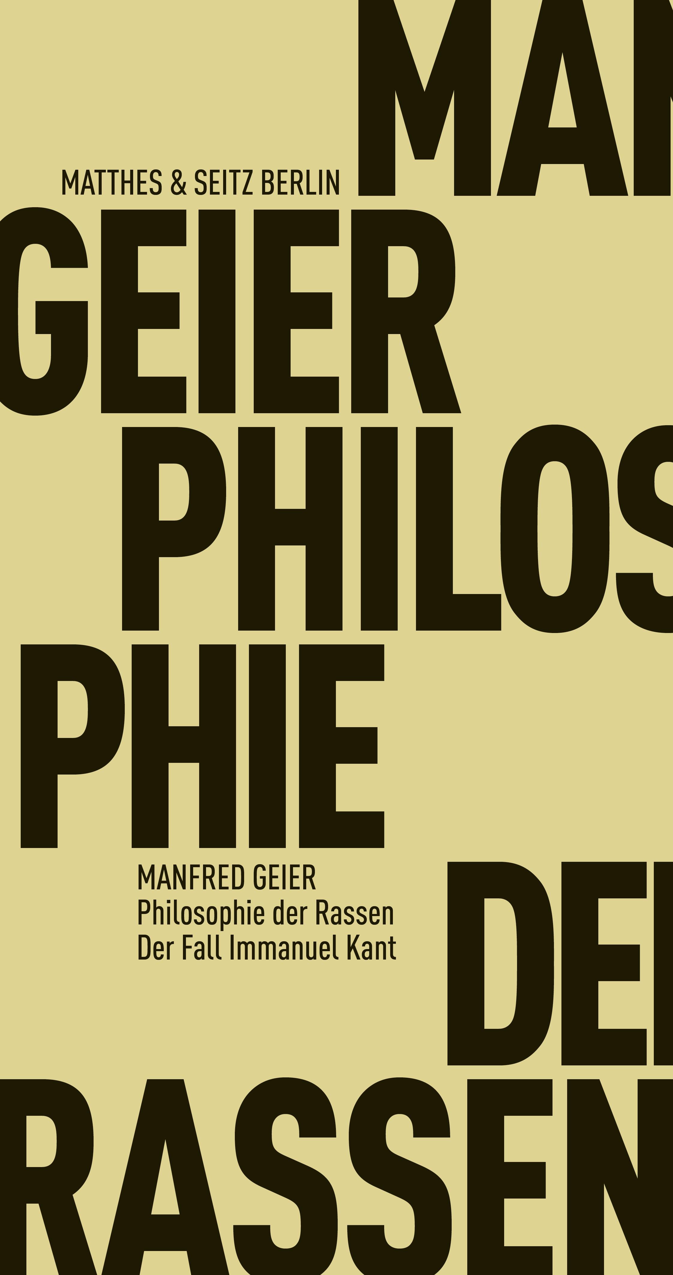 Vorderes Coverbild Philosophie der Rassen