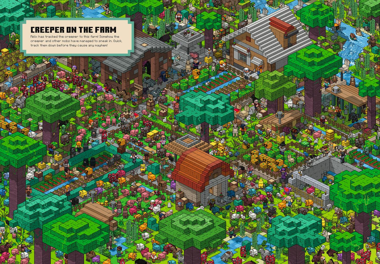 Beispielinhalt (Bild) Minecraft Catch the Creeper and Other Mobs