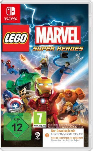 Vorderes Coverbild LEGO Marvel Super Heroes (Code in a Box) (Nintendo Switch)