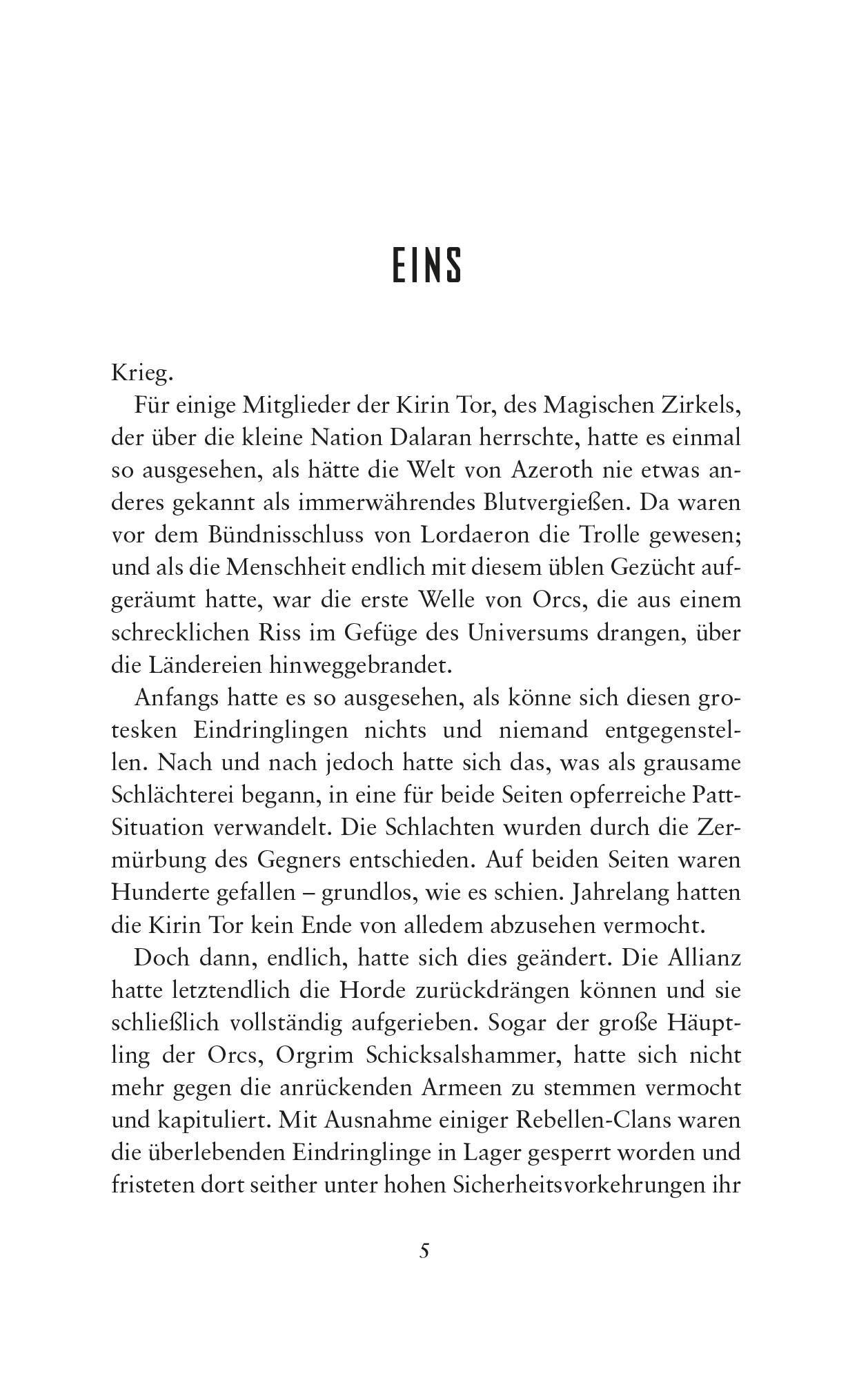 Beispielinhalt (Bild) World of Warcraft: Der Tag des Drachen