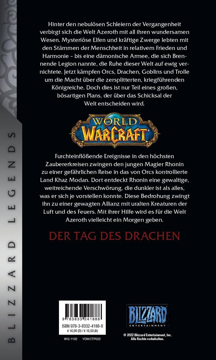 Rückseitencover World of Warcraft: Der Tag des Drachen