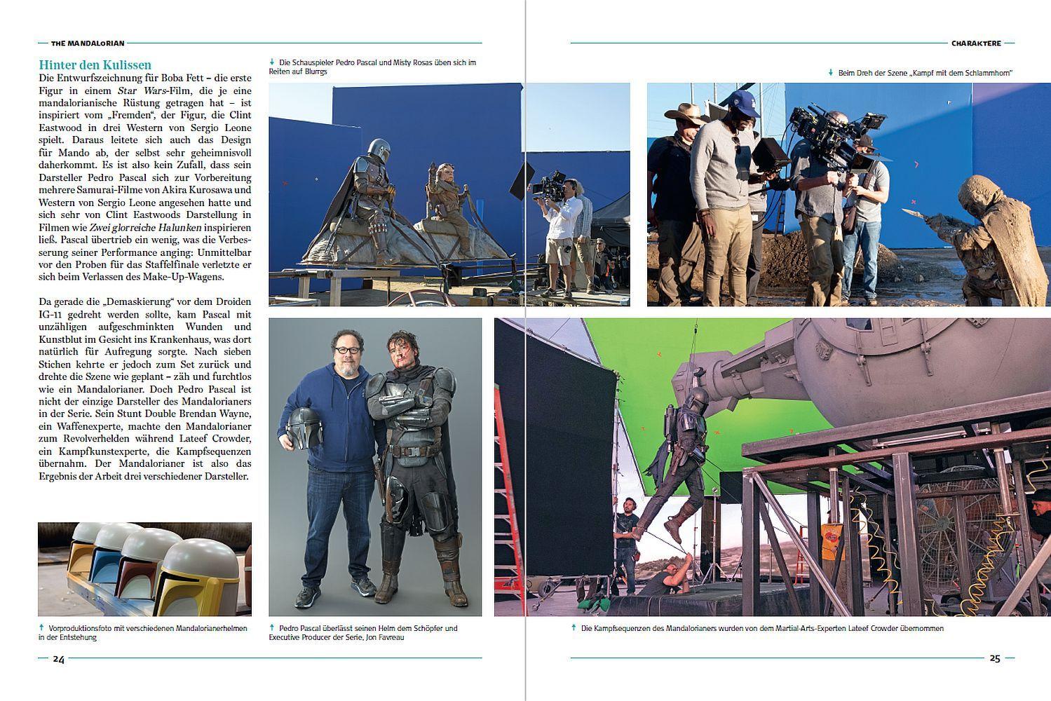 Beispielinhalt (Bild) Star Wars: The Mandalorian - Das Buch zur Serie: Staffel Eins und Zwei