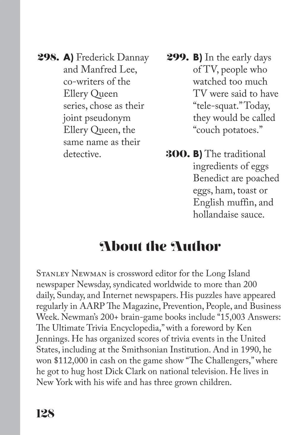 Beispielinhalt (Bild) Sit & Solve Quick Trivia