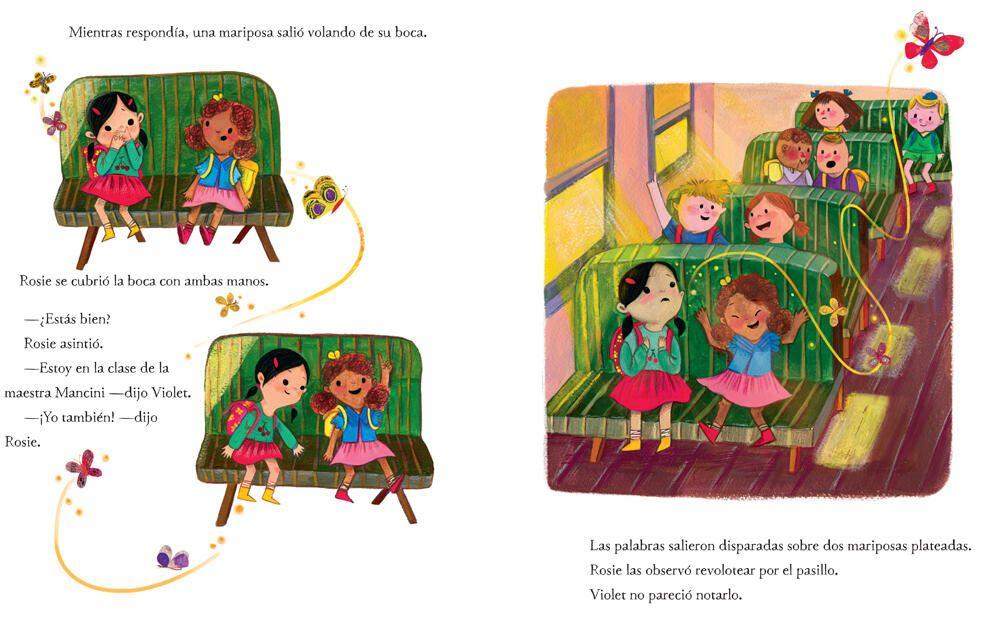 Beispielinhalt (Bild) Mariposas en el primer dia de clases (Spanish Edition)