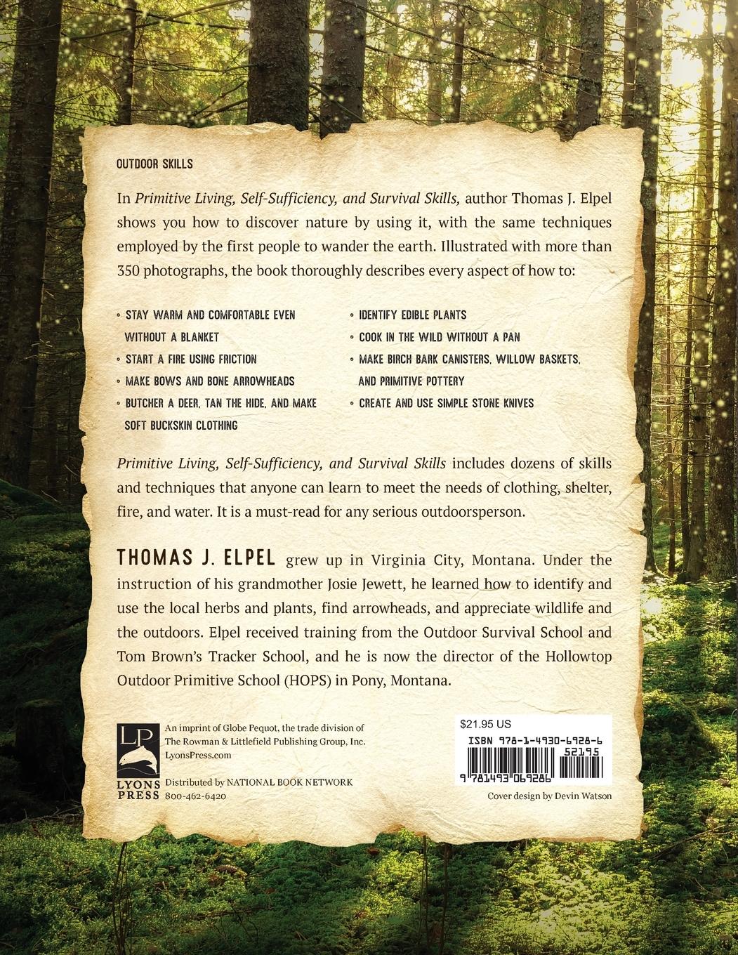 Rückseitencover Primitive Living, Self-Sufficiency, and Survival Skills