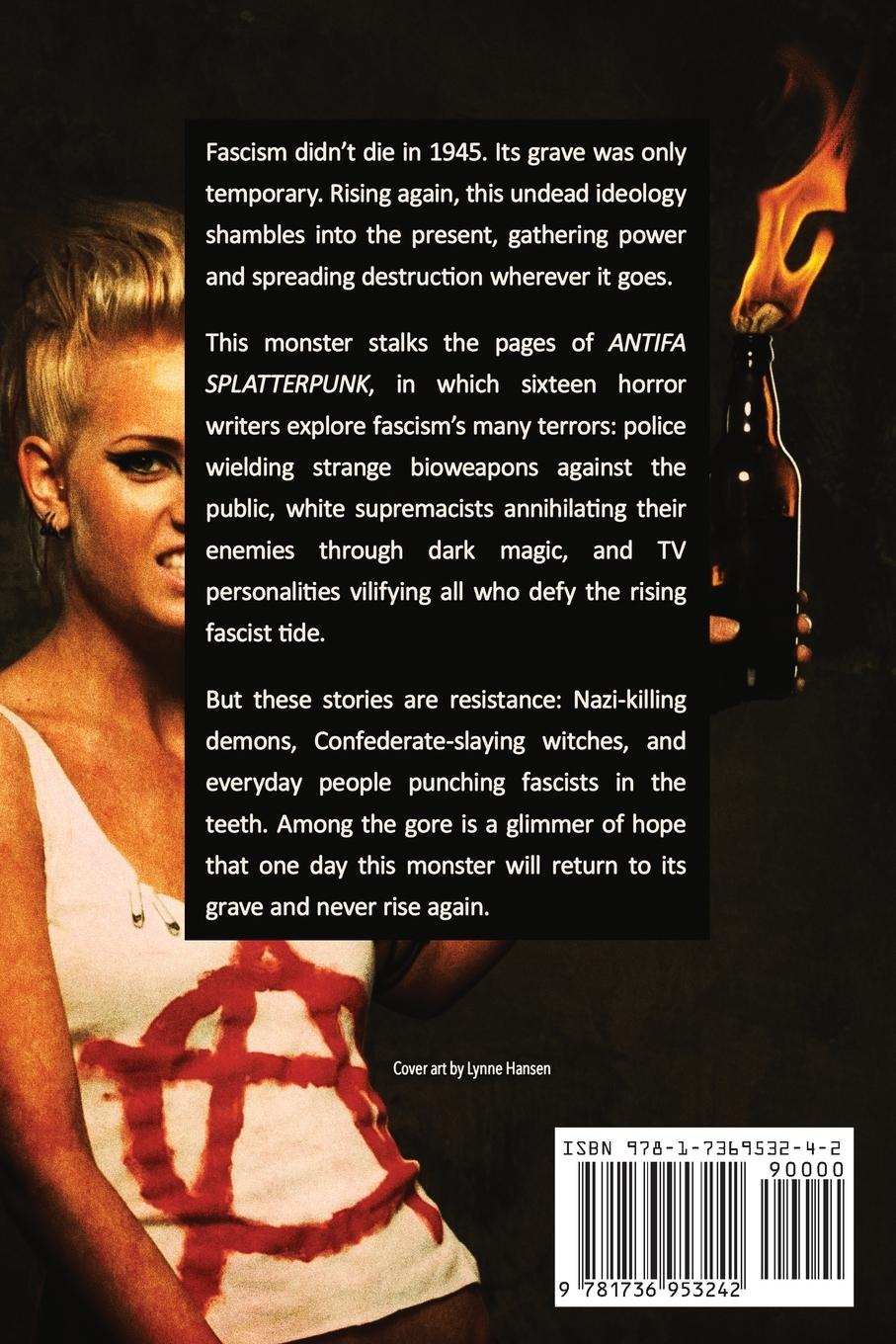 Rückseitencover ANTIFA SPLATTERPUNK