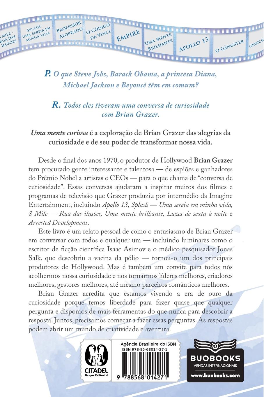 Rückseitencover Uma mente curiosa