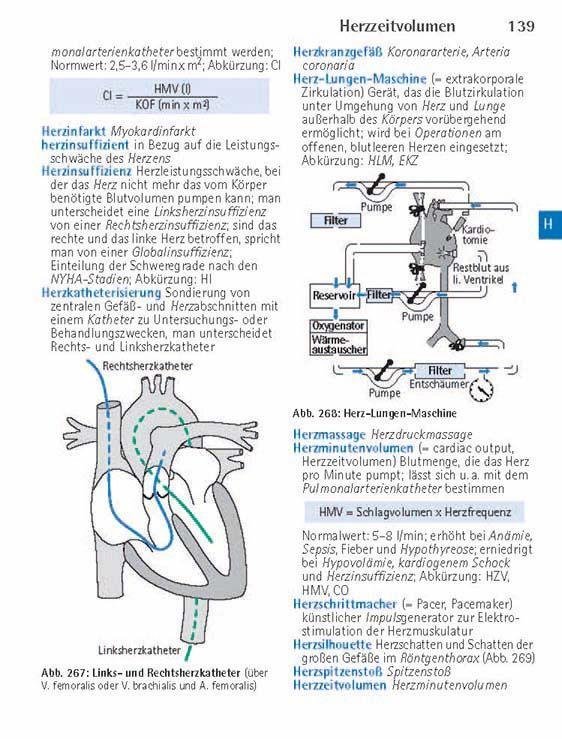 Beispielinhalt (Bild) Wörterbuch Pflege pocket : Medizinischer Grundwortschatz und Fachwörterlexikon für Pflegeberufe