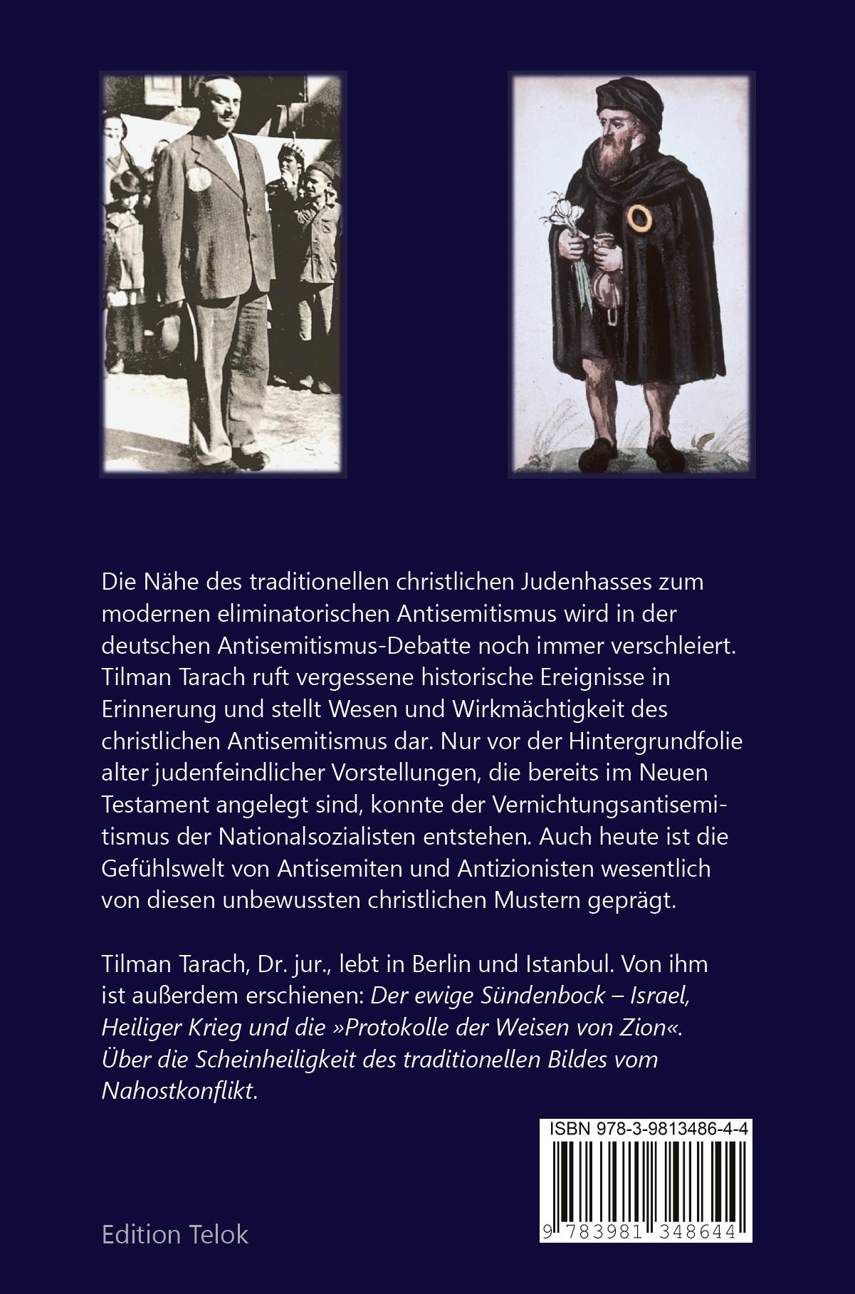 Rückseitencover Teuflische Allmacht. Über die verleugneten christlichen Wurzeln des modernen Antisemitismus und Antizionismus.