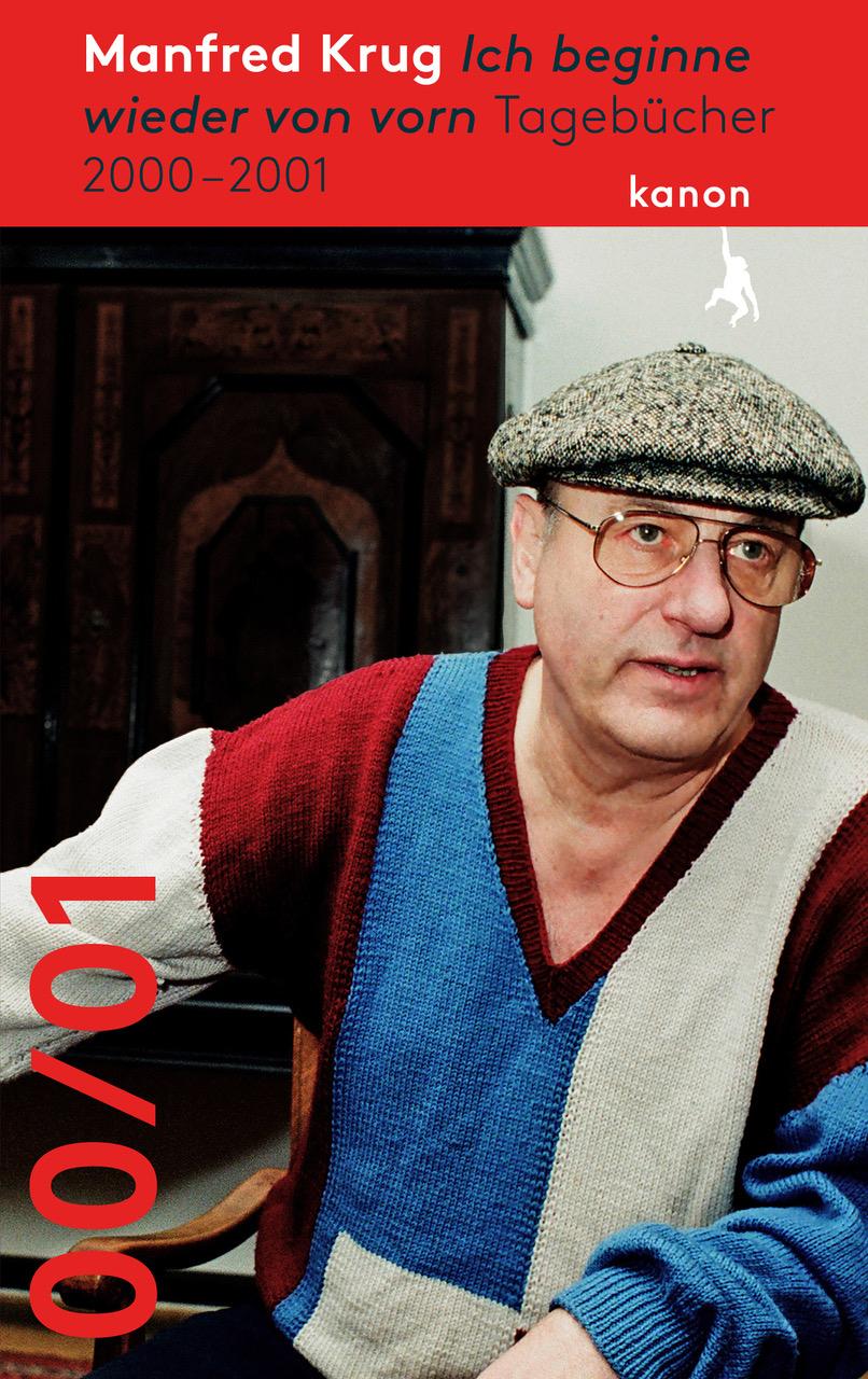 Vorderes Coverbild Manfred Krug. Ich beginne wieder von vorn