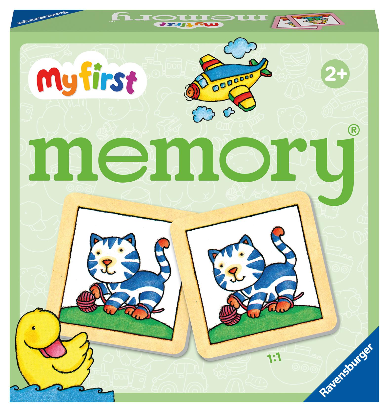 Vorderes Coverbild Ravensburger - 20877 - My first memory® Meine Lieblingssachen, Merk- und Suchspiel mit extra großen Bildkarten für Kinder ab 2 Jahren