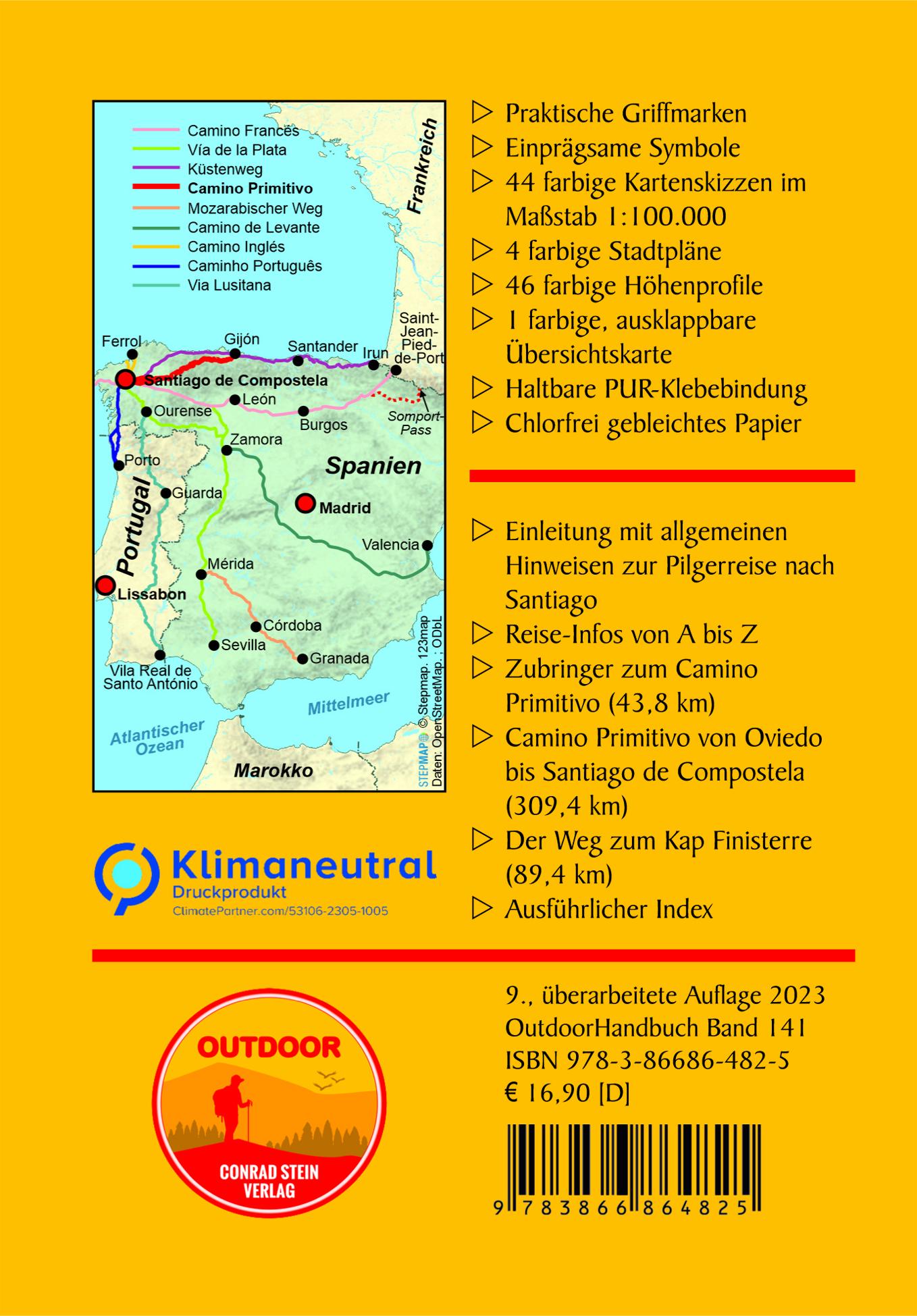 Rückseitencover Spanien: Jakobsweg Camino Primitivo