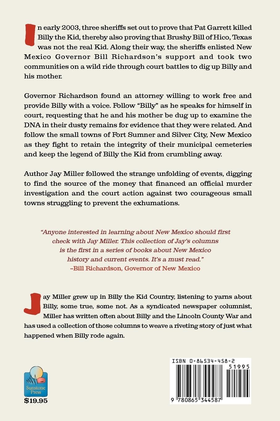 Rückseitencover Billy the Kid Rides Again