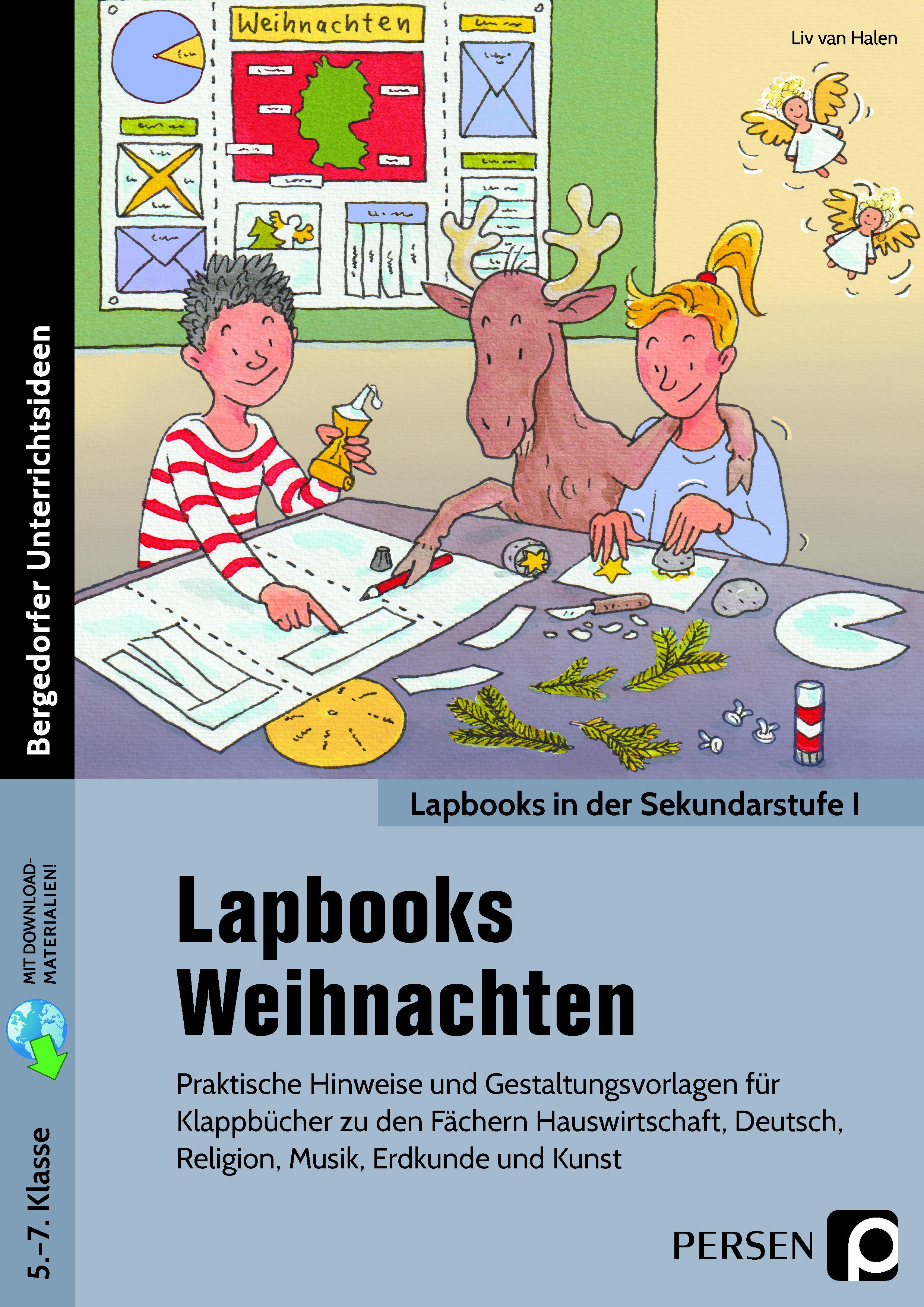 Vorderes Coverbild Lapbooks: Weihnachten - 5.-7. Klasse