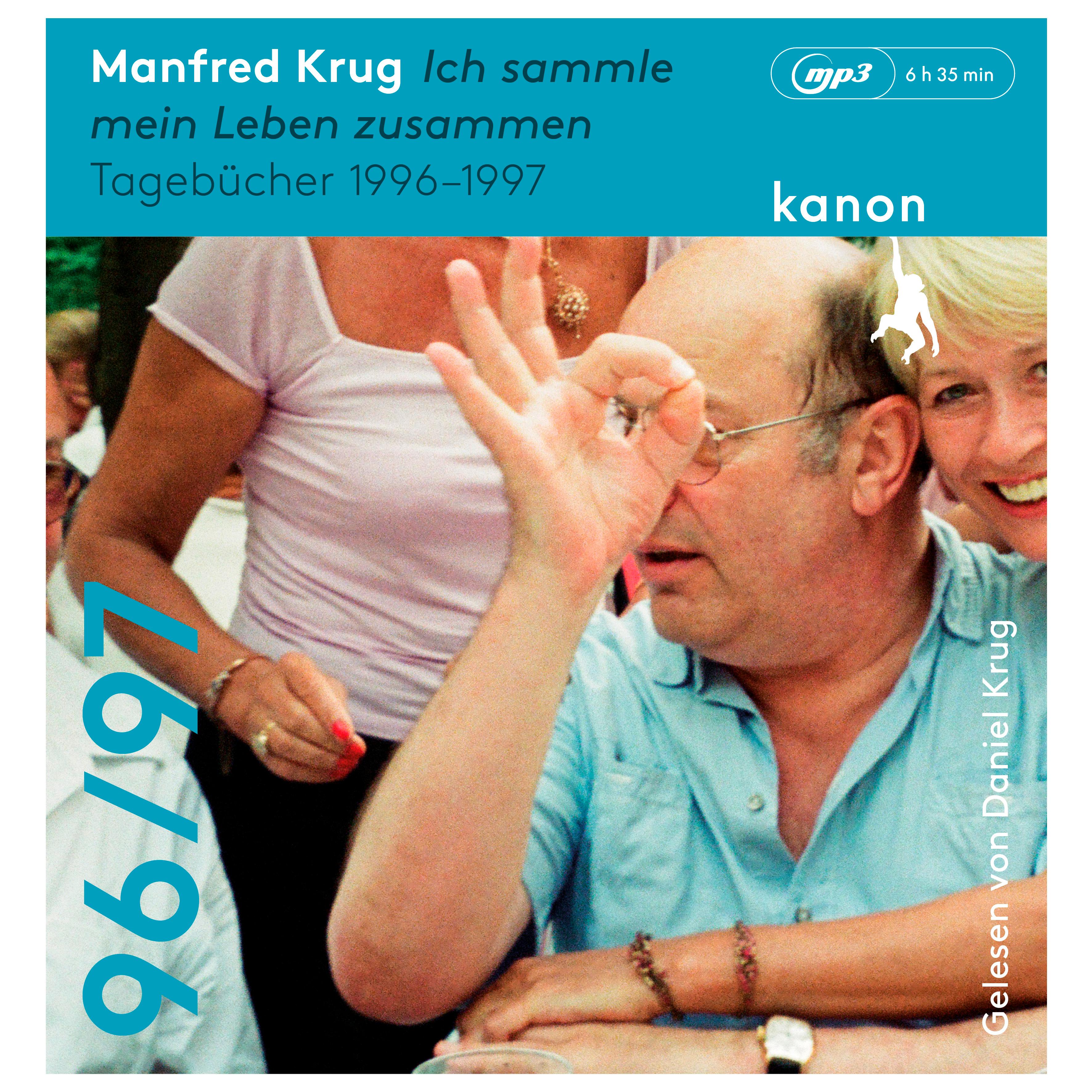 Vorderes Coverbild Manfred Krug. Ich sammle mein Leben zusammen