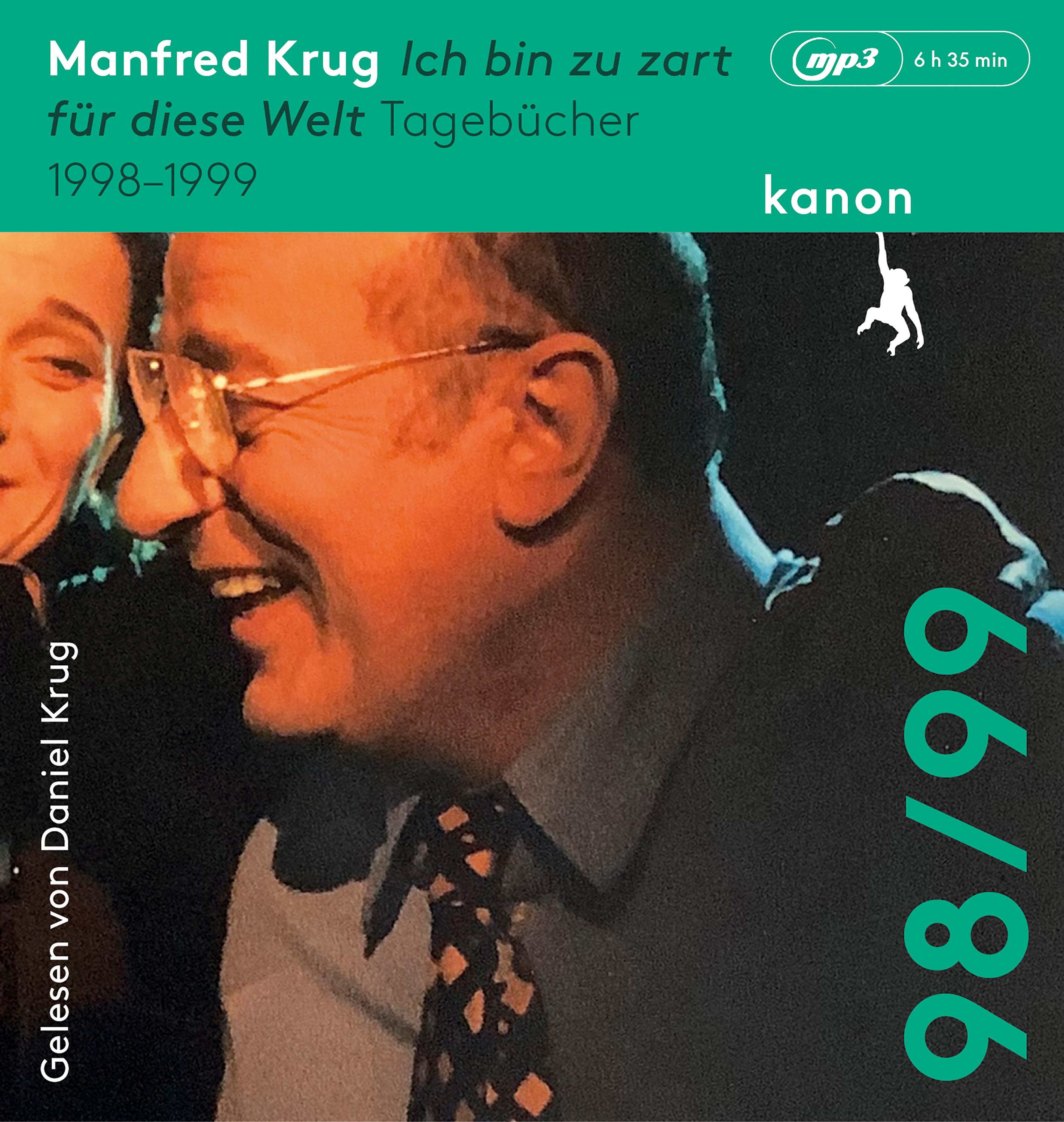 Vorderes Coverbild Manfred Krug. Ich bin zu zart für diese Welt