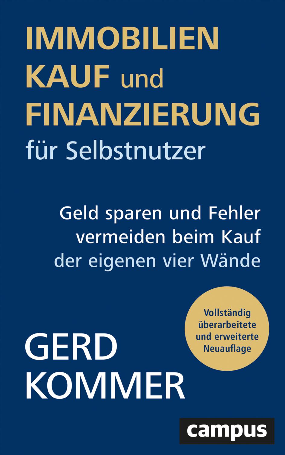 Vorderes Coverbild Immobilienkauf und -finanzierung für Selbstnutzer
