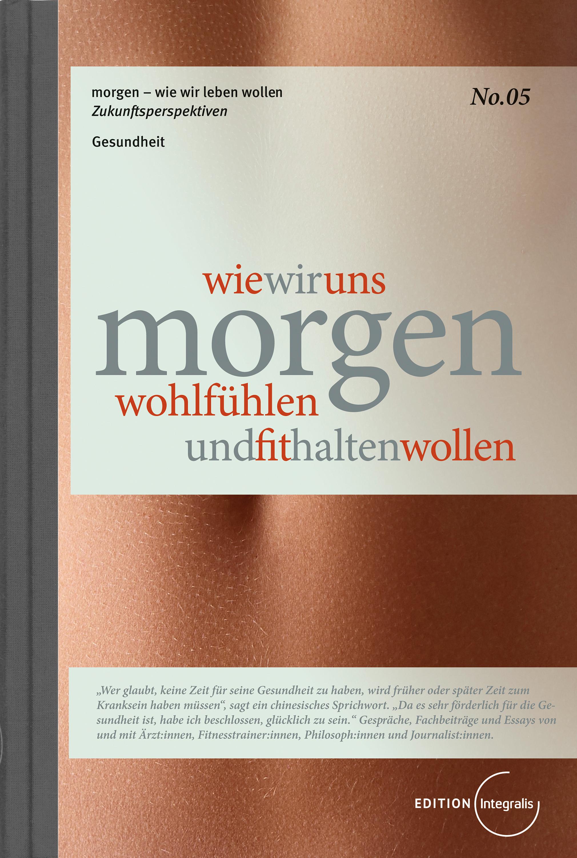 Vorderes Coverbild wie wir uns morgen wohlfühlen und fit halten wollen