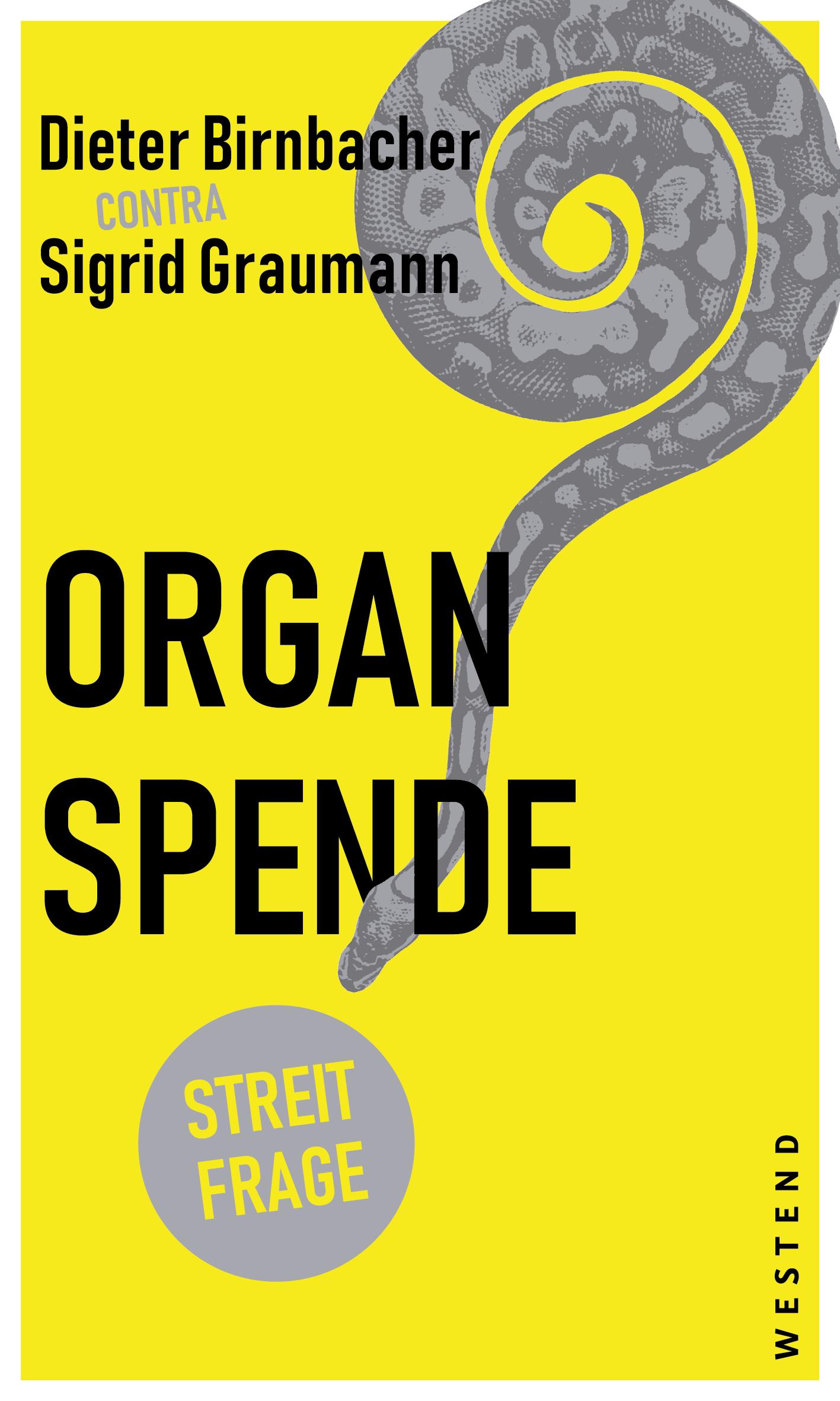 Vorderes Coverbild Organspende