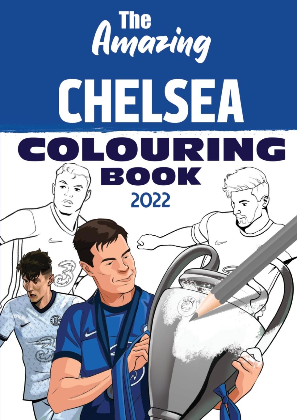 Vorderes Coverbild The Amazing Chelsea Colouring Book 2022