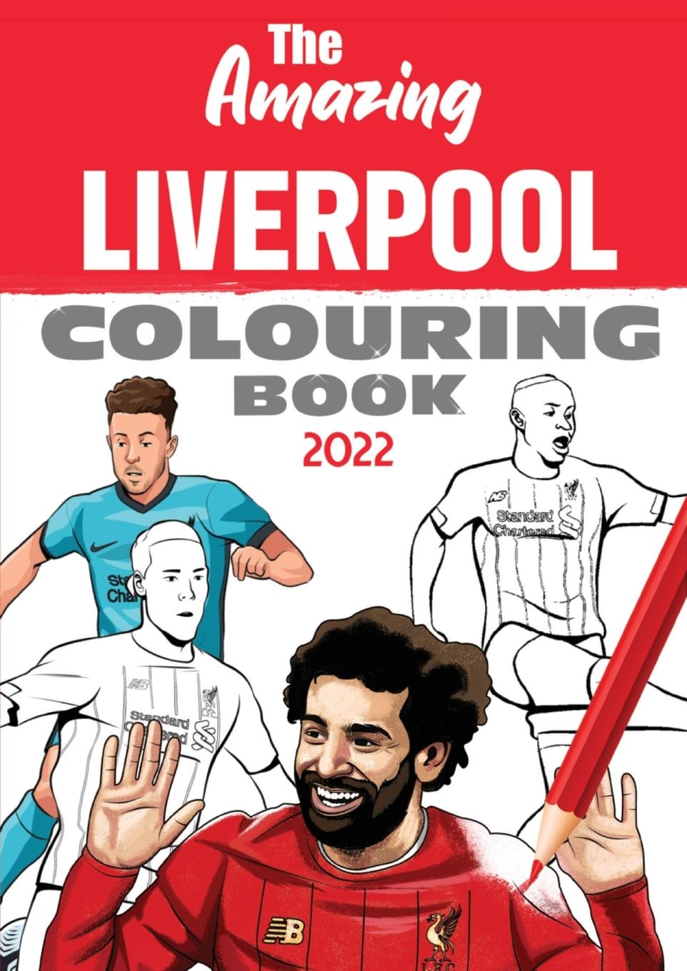 Vorderes Coverbild The Amazing Liverpool Colouring Book 2022