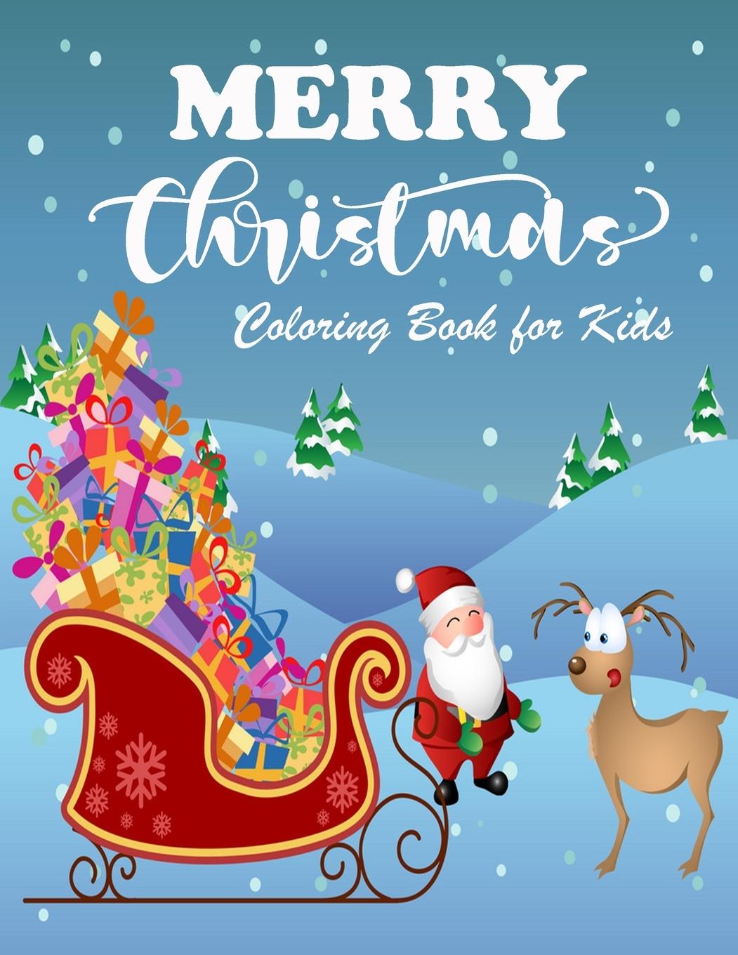 Vorderes Coverbild Merry Christmas Coloring Book for Kids