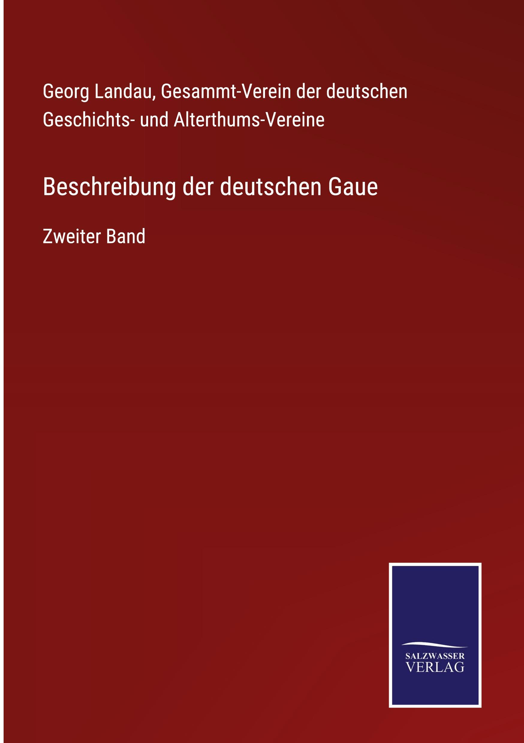 Vorderes Coverbild Beschreibung der deutschen Gaue