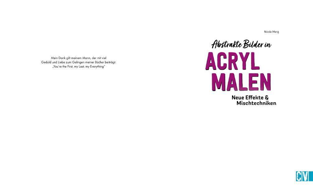 Beispielinhalt (Bild) Abstrakte Bilder in Acryl malen