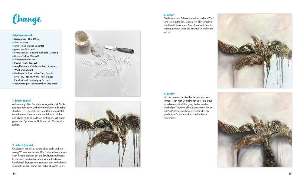 Beispielinhalt (Bild) Abstrakte Bilder in Acryl malen