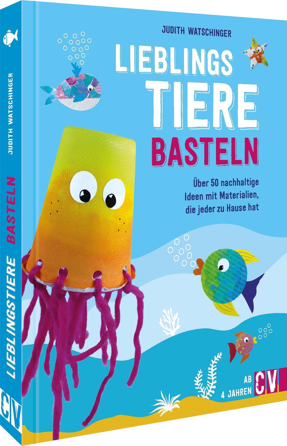 Vorderes Coverbild Lieblingstiere basteln