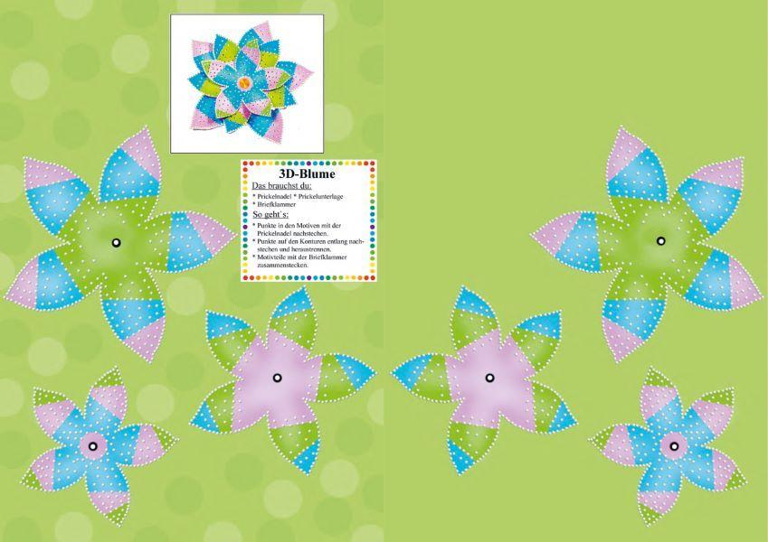 Beispielinhalt (Bild) Mein Prickel-Bastelbuch