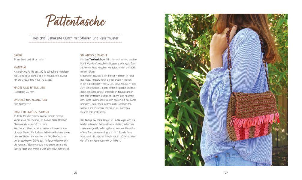 Beispielinhalt (Bild) Ideen aus Raffia-Bast