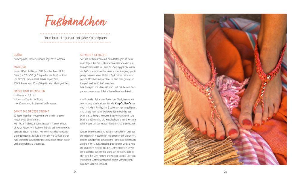 Beispielinhalt (Bild) Ideen aus Raffia-Bast