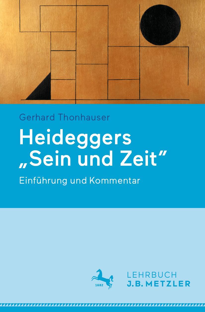 Vorderes Coverbild Heideggers "Sein und Zeit"
